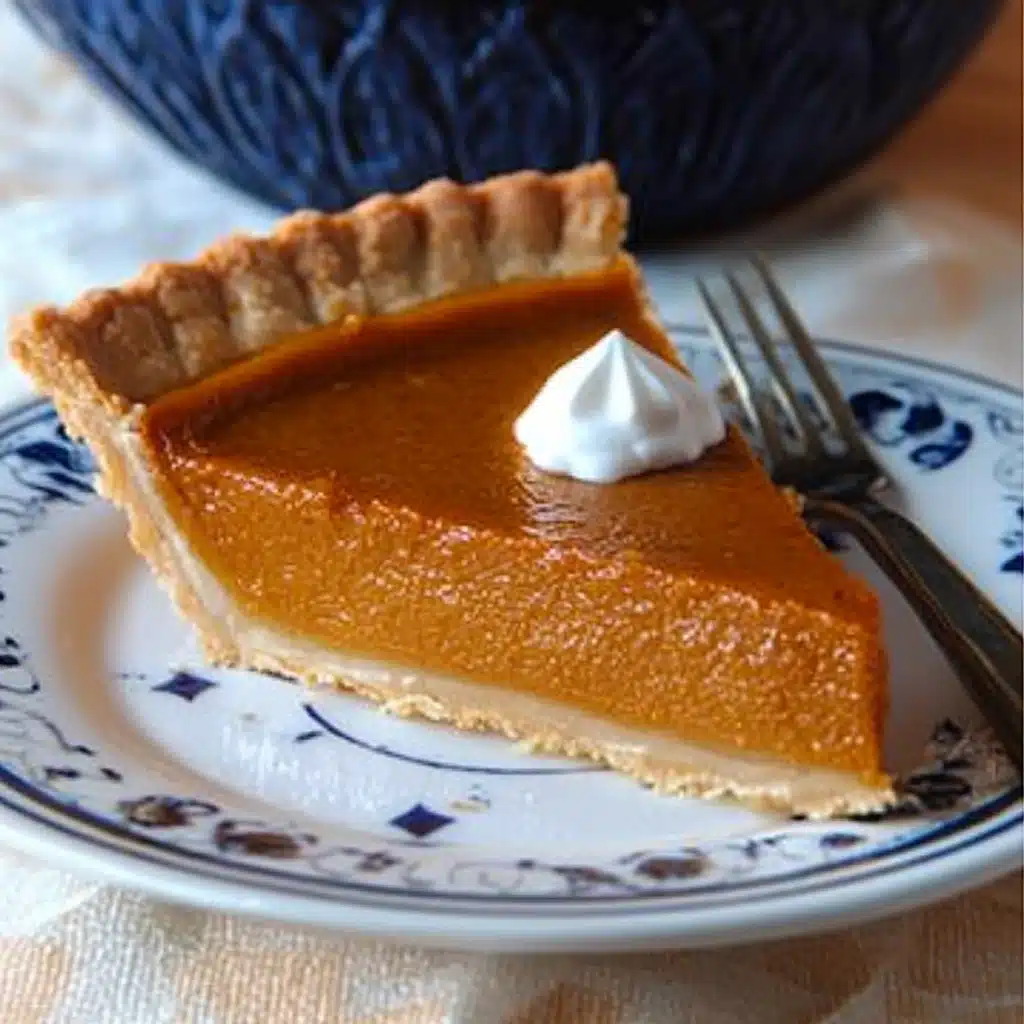 Pumpkin Pie with Sweetened Condensed Milk