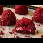 Vampire Bite Red Velvet Cheesecake