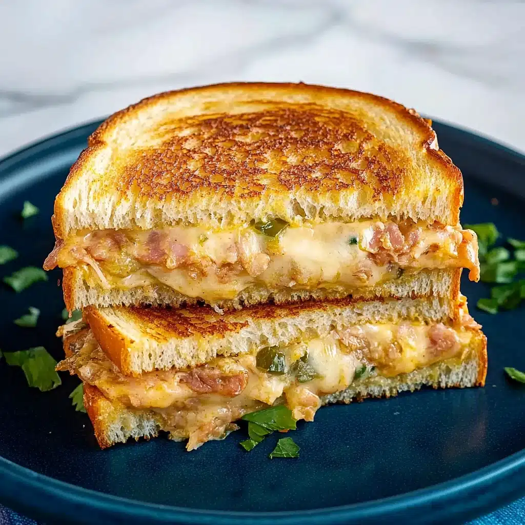Roasted Jalapeño Popper Grilled Cheese