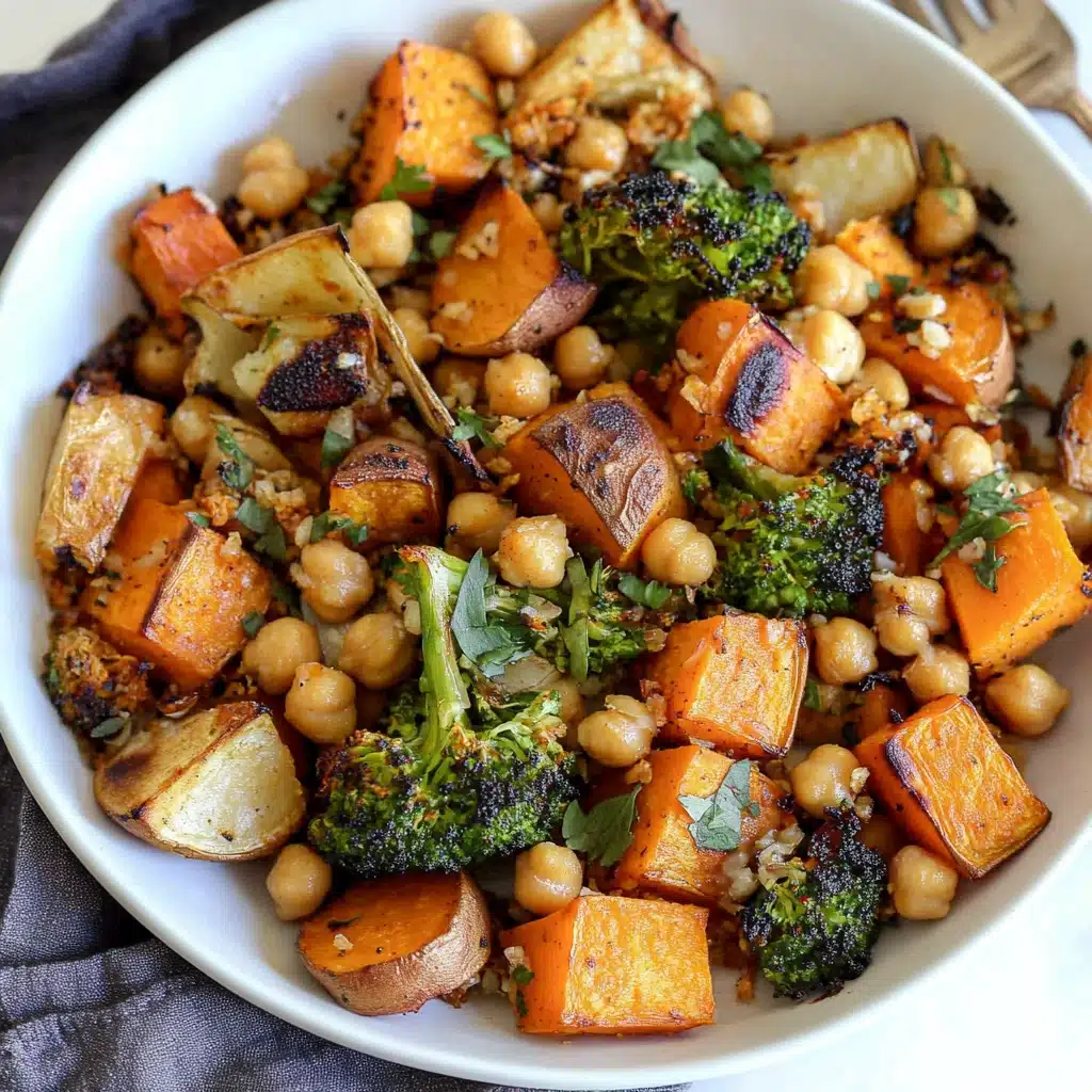 Smoky Sweet Potato and Chickpea Sheet Pan