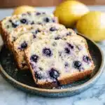 Sourdough Blueberry Lemon Quick Bread