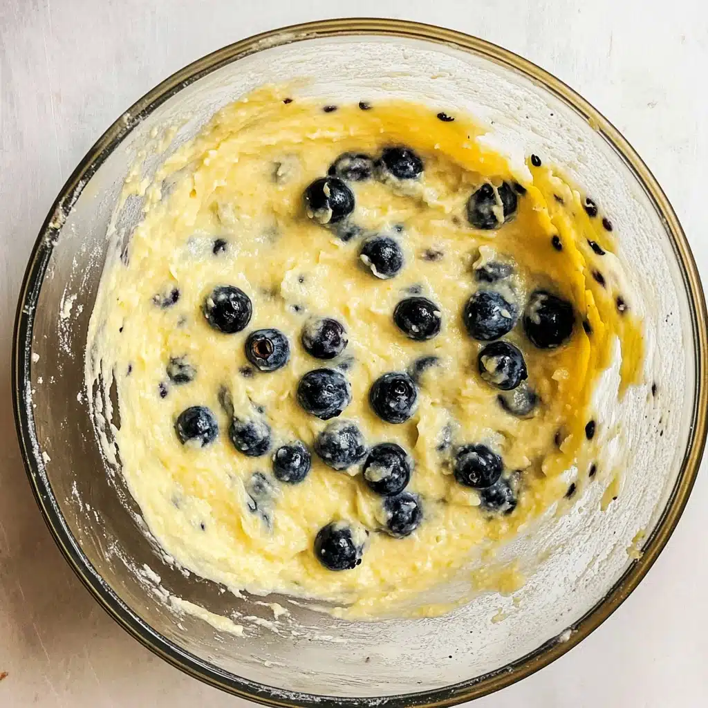 Sourdough Blueberry Lemon Quick Bread
