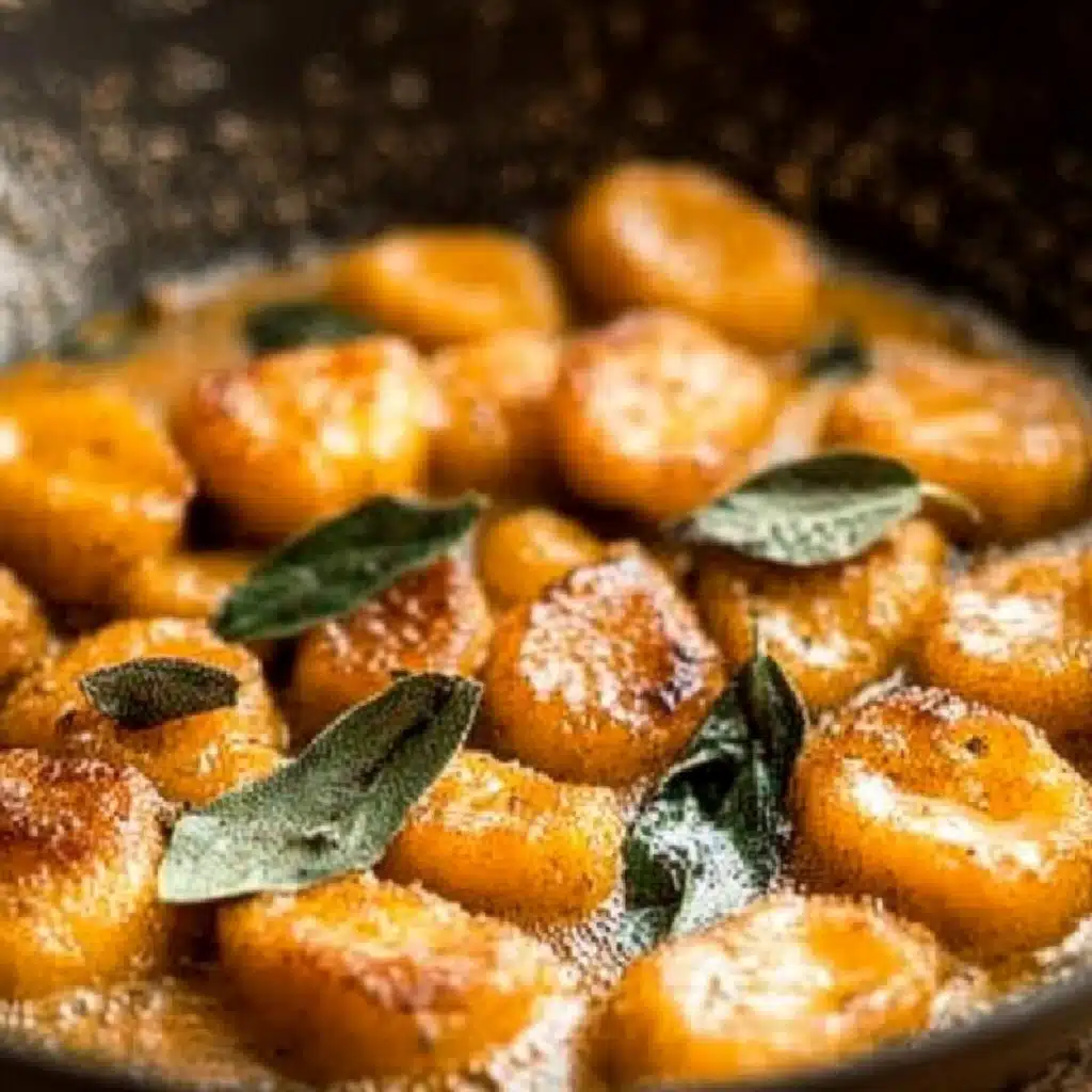 Pumpkin Gnocchi Brown Butter Sage