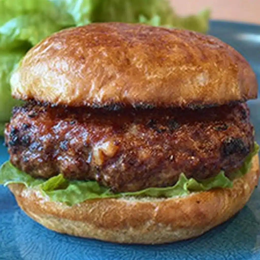 Grilled Lamb Burgers
