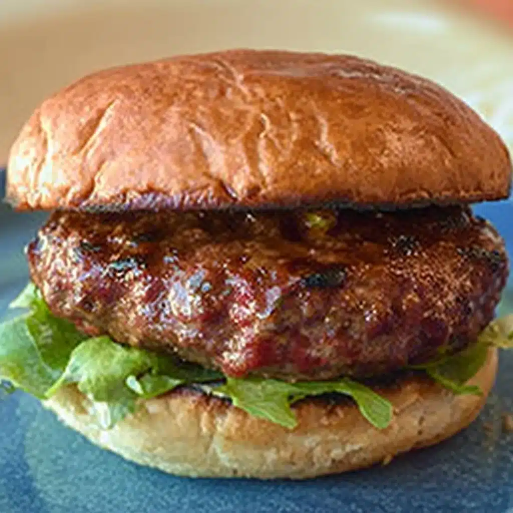 Grilled Lamb Burgers