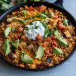 One Pan Gluten Free Enchilada Skillet