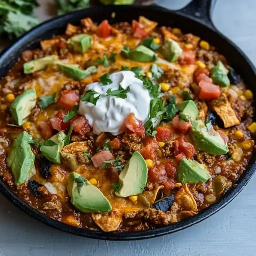 One Pan Gluten Free Enchilada Skillet