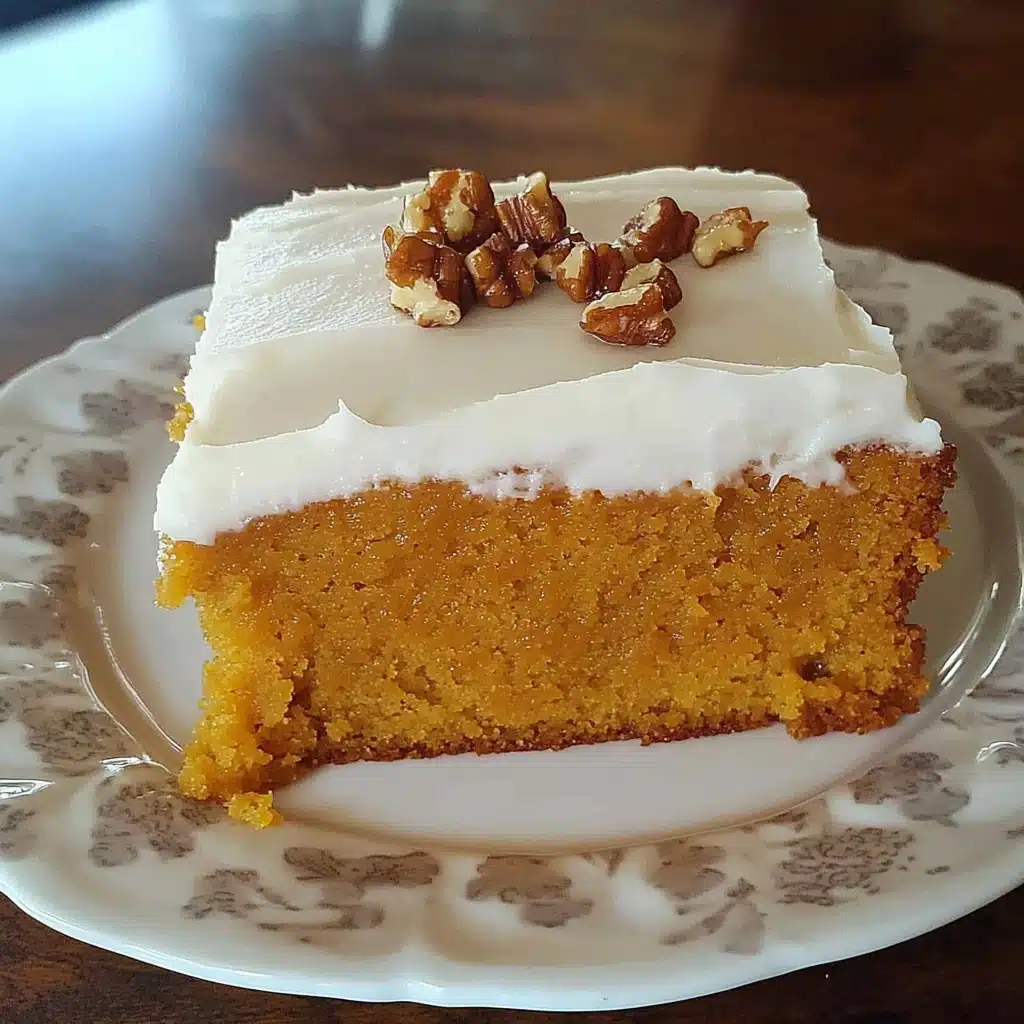 Pumpkin Sheet Cake with Cream Cheese Frosting