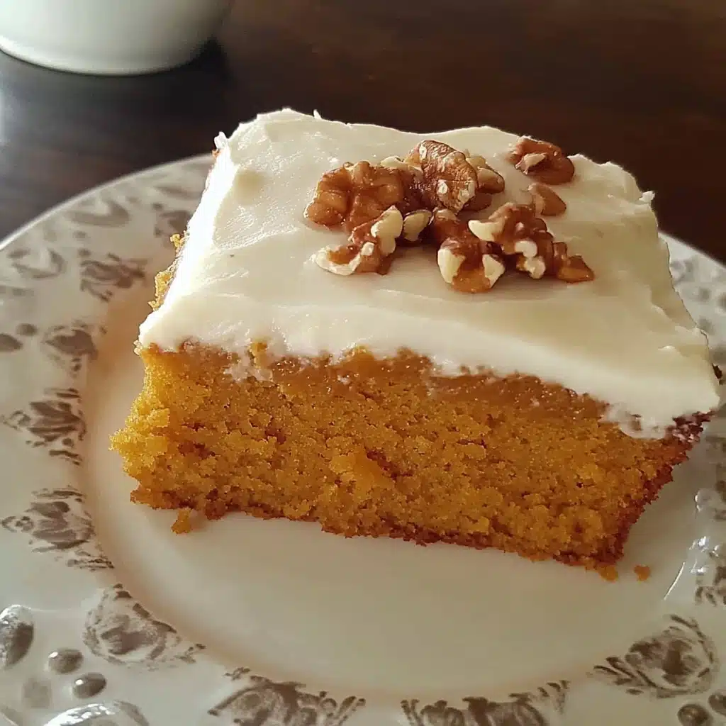 Pumpkin Sheet Cake with Cream Cheese Frosting