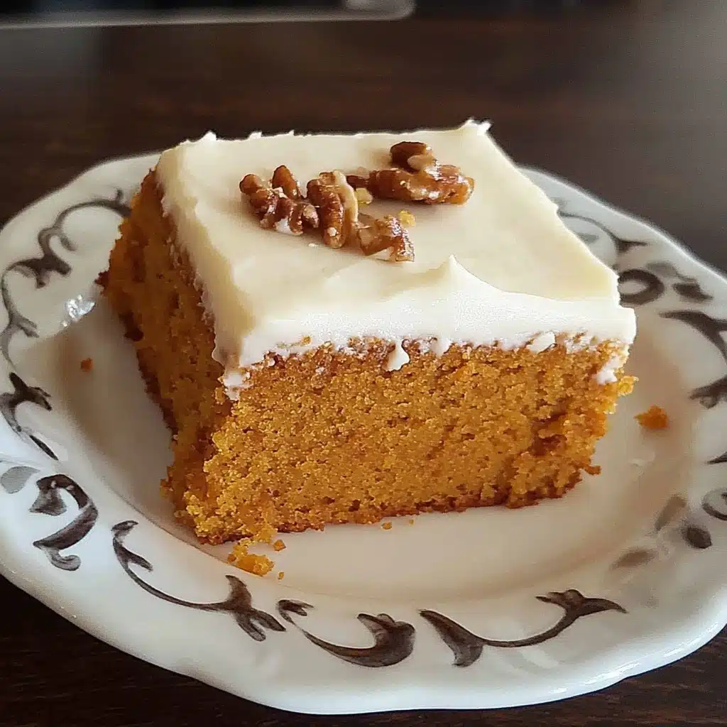 Pumpkin Sheet Cake with Cream Cheese Frosting