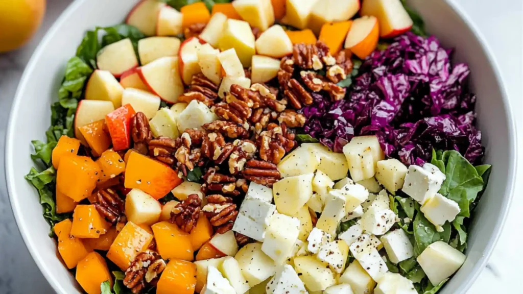 Harvest Bowl Salad With Apple Cider Vinaigrette