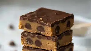 Healthy No Bake Cookie Dough Bars
