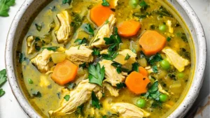 Anti Inflammatory Turmeric Chicken Soup