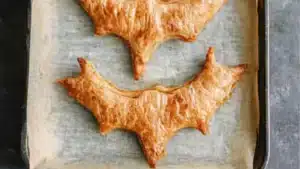 Puff Pastry Bats Halloween