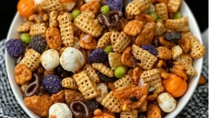 an easy halloween snack that is ready to be eaten