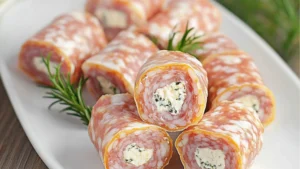 Irresistible Keto Salami Roll-Ups