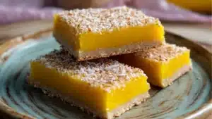 the best mango bars with coconut oatmeal shortbread crust