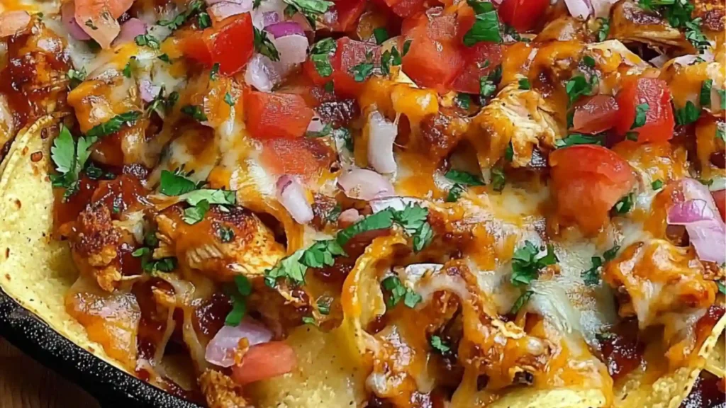 the best chicken nachos get the recipe on the cover and then eat them