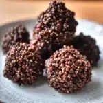 4-Ingredient Dark Chocolate Quinoa Bites