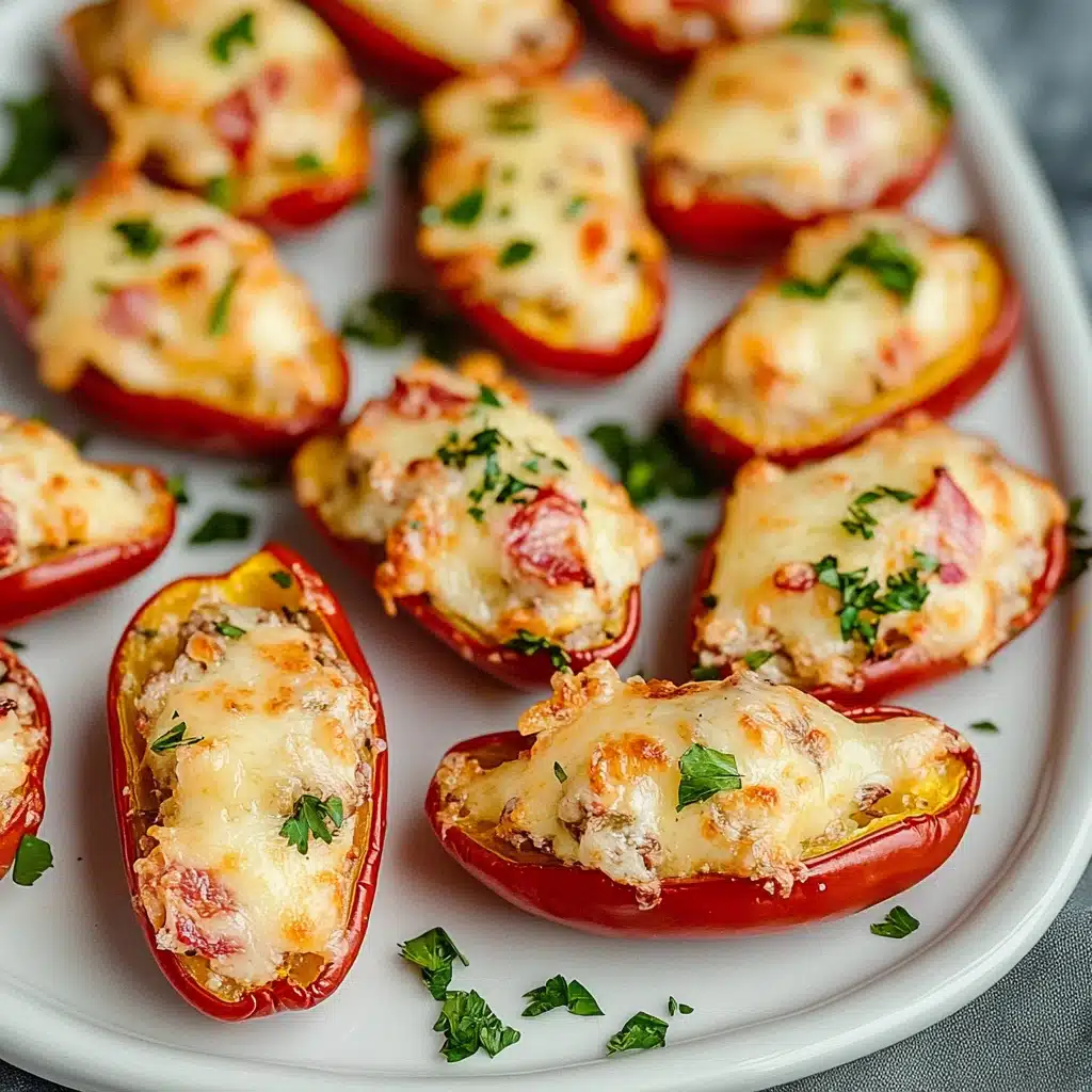 Cheese Stuffed Mini Peppers