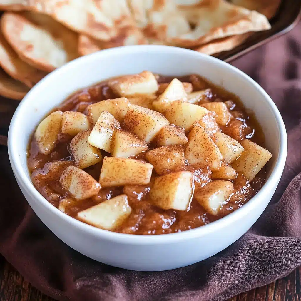 Apple Pie Dip with Cinnamon Sugar Chips