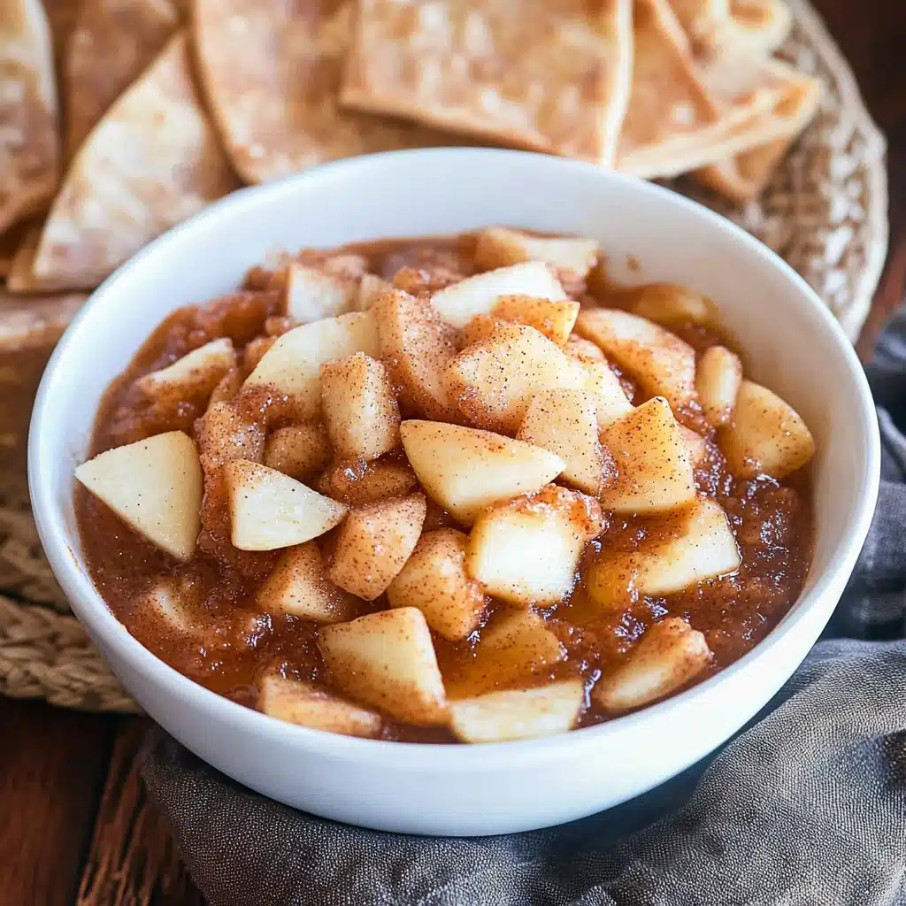 Apple Pie Dip with Cinnamon Sugar Chips