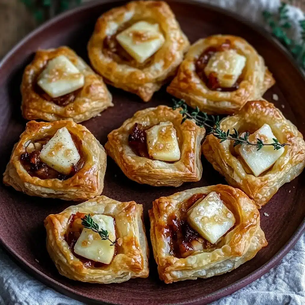 Apple and Brie Puff Pastry Bites