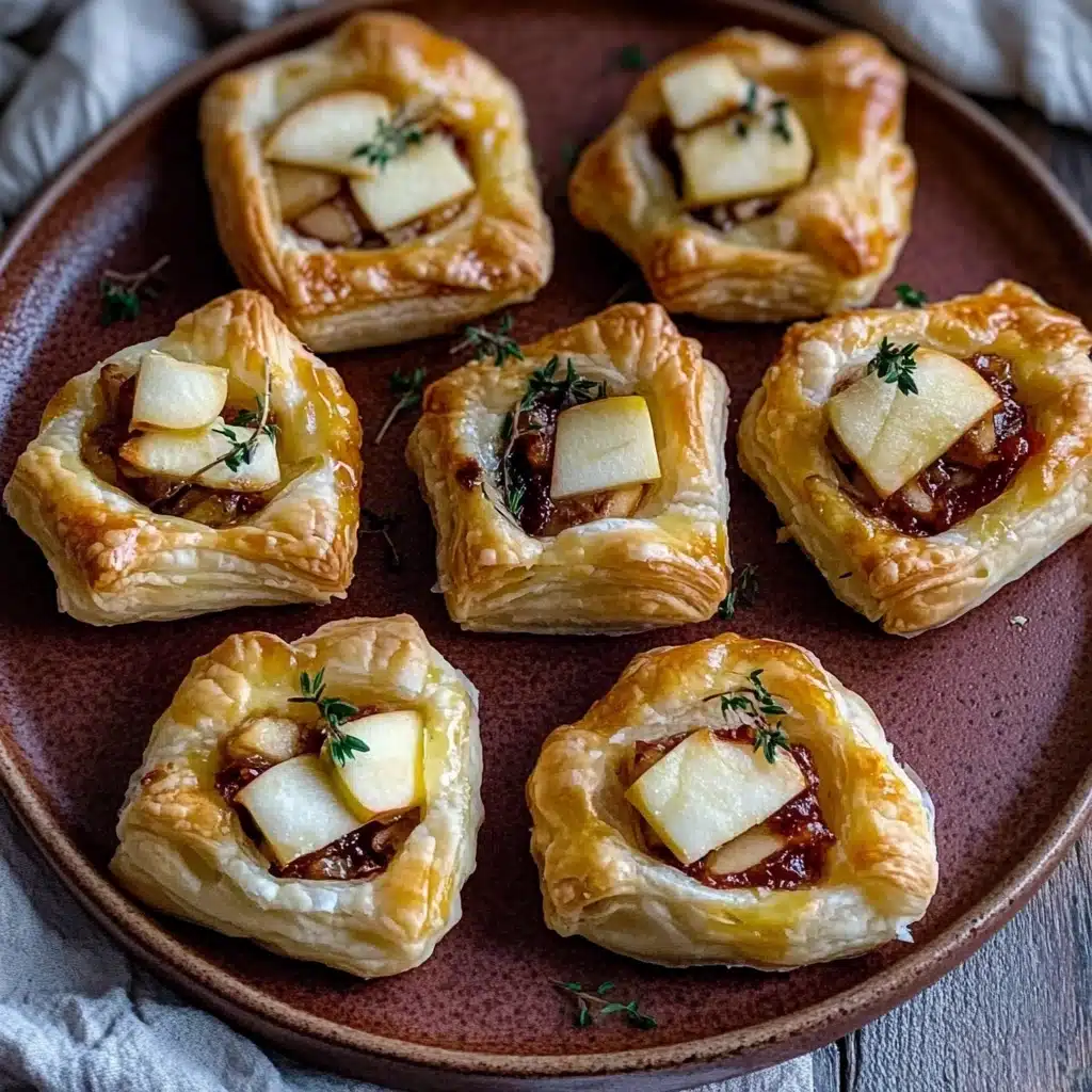 Apple and Brie Puff Pastry Bites