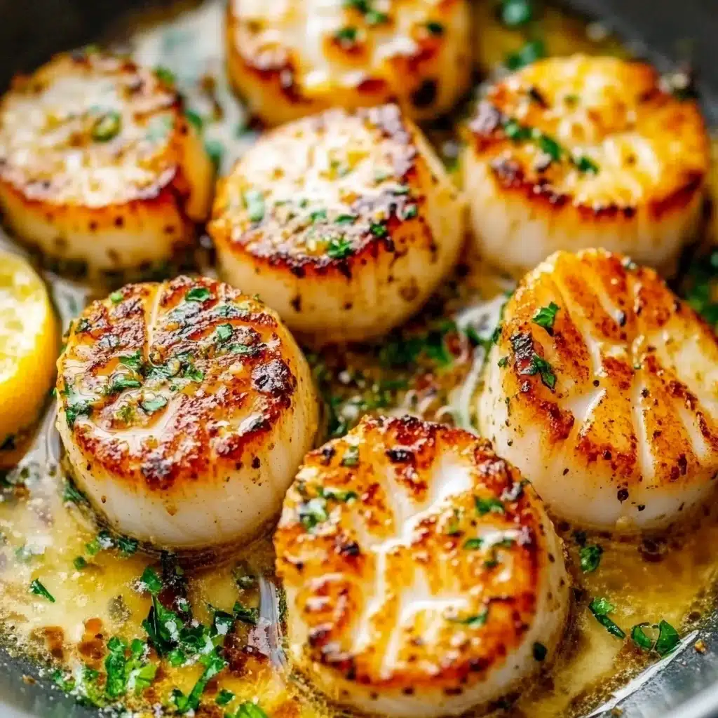 Baked Garlic Butter Scallops