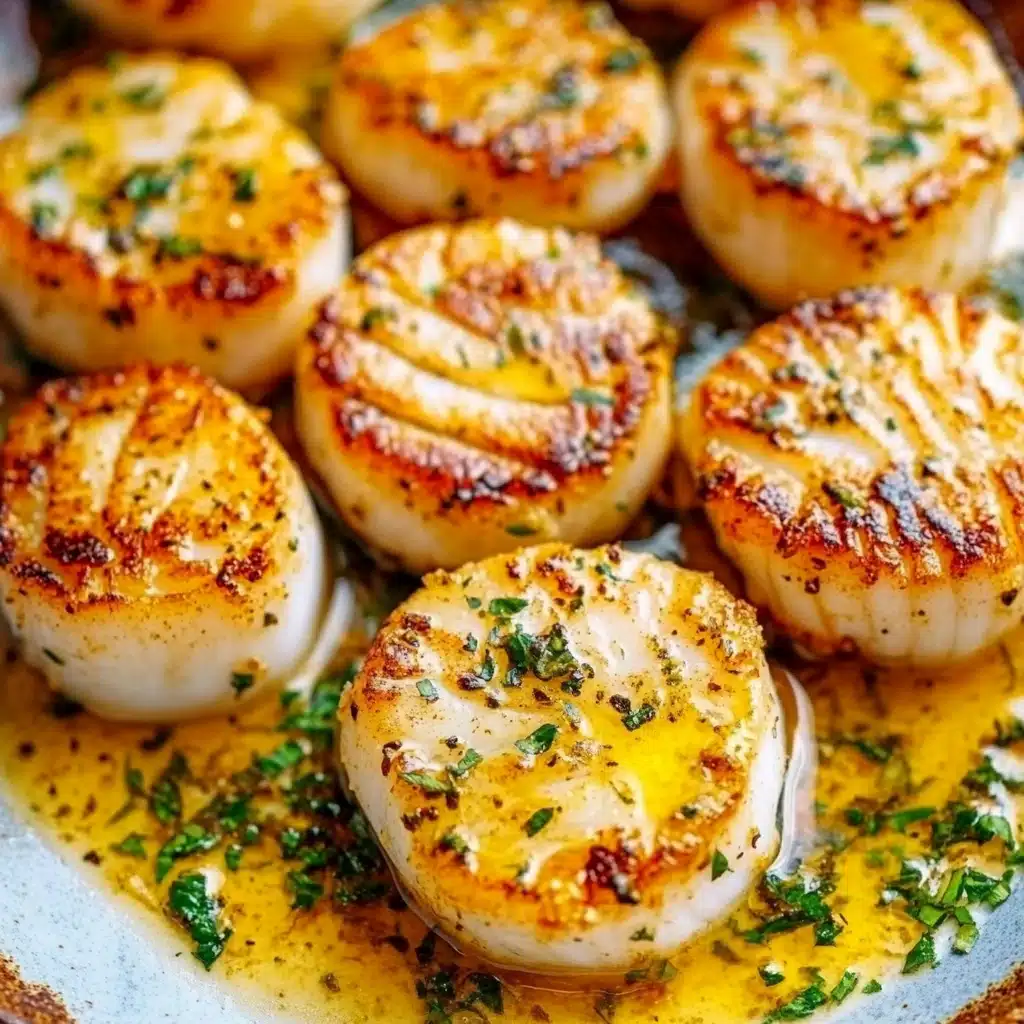 Baked Garlic Butter Scallops
