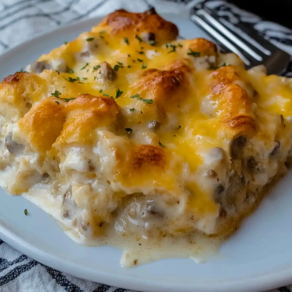 Biscuits and Gravy Casserole