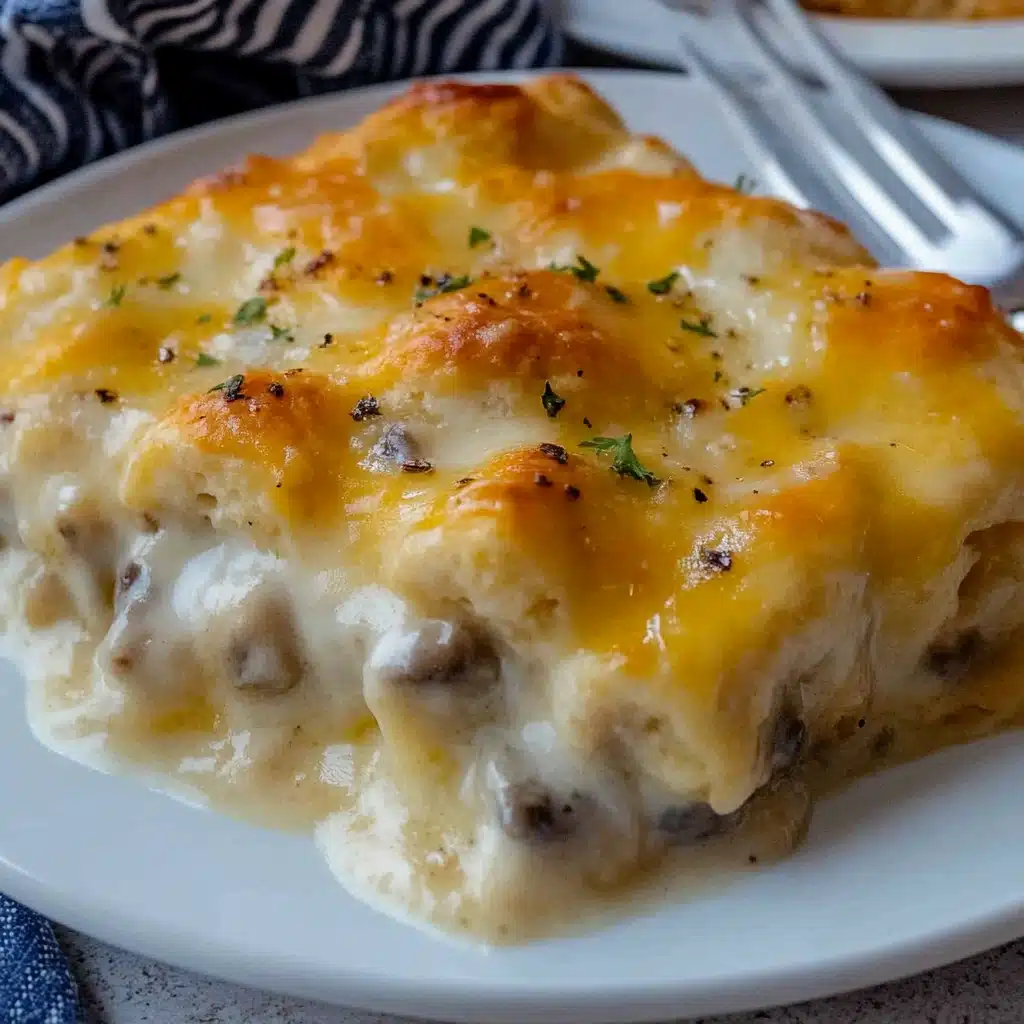 Biscuits and Gravy Casserole