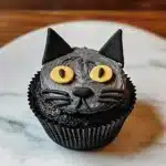 Black Cat Keto Cupcakes