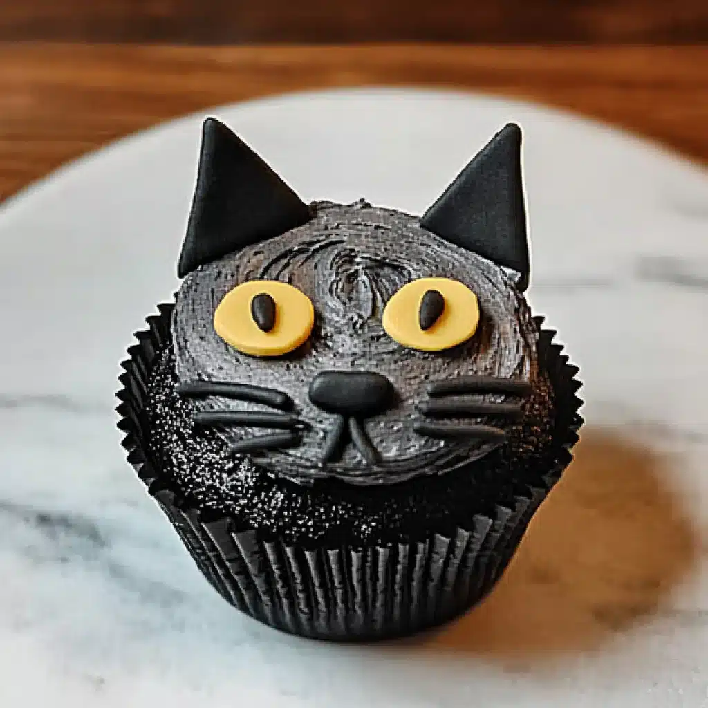 Black Cat Keto Cupcakes