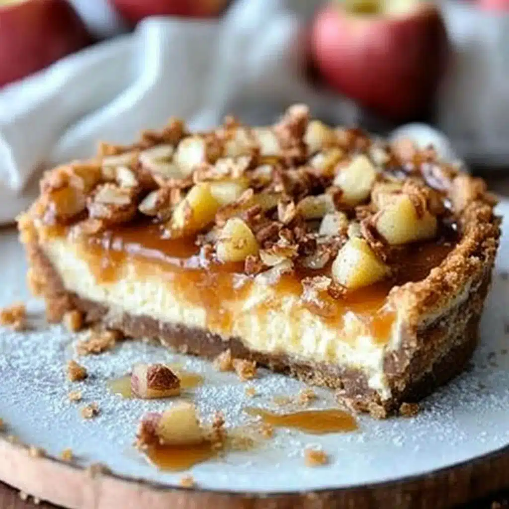 Caramel Apple Cheesecake