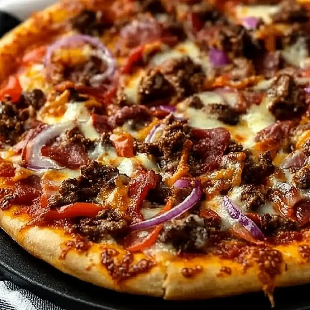 Cheeseburger Pizza