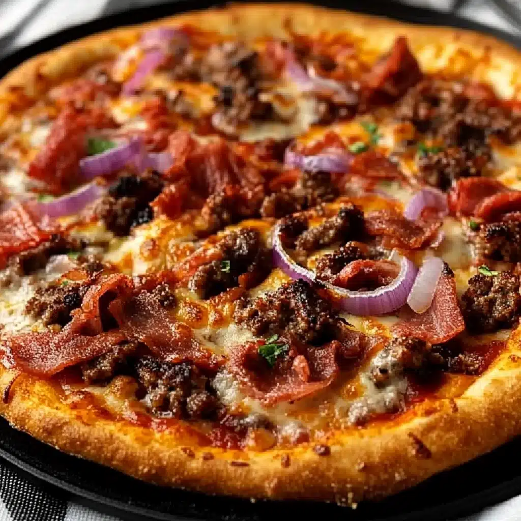 Cheeseburger Pizza