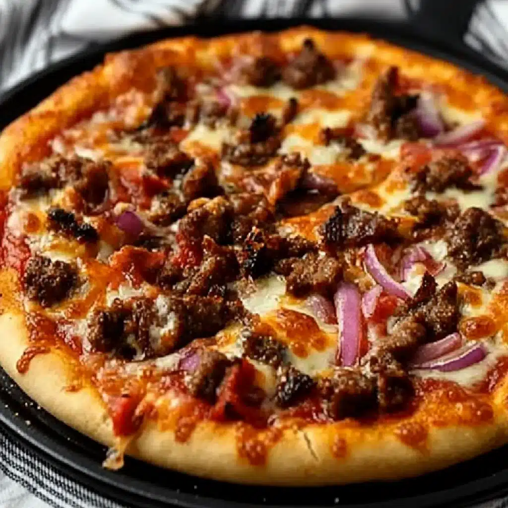 Cheeseburger Pizza