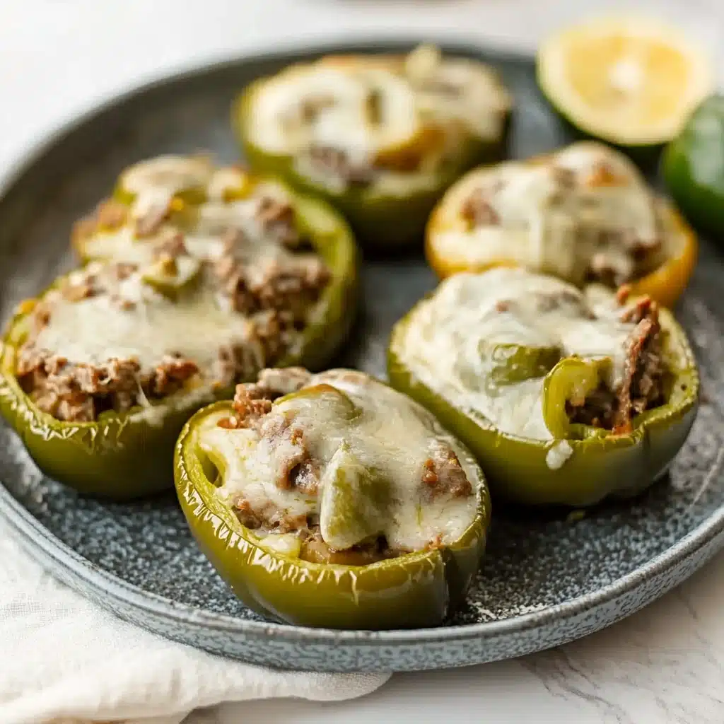 Philly Cheesesteak Stuffed Peppers