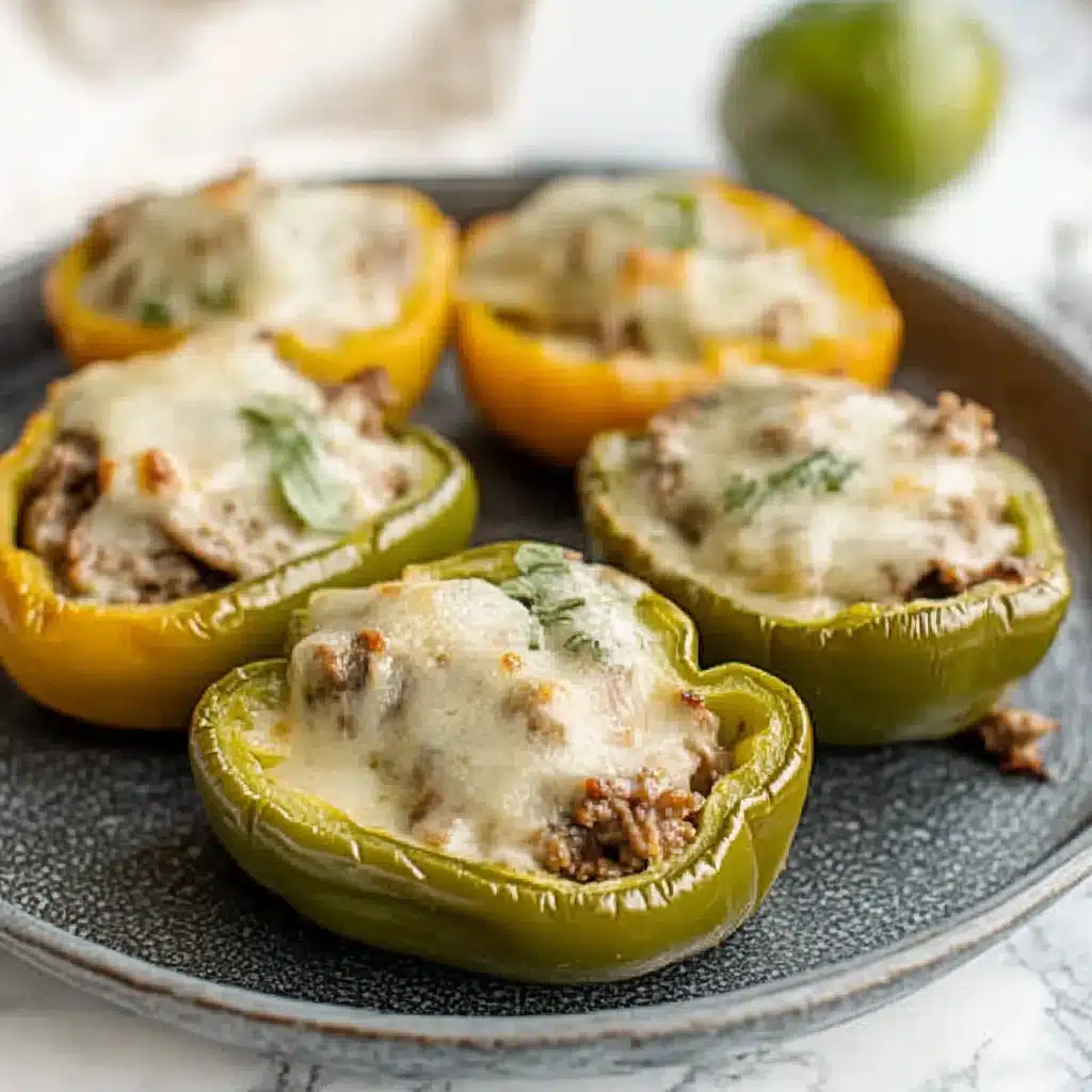 Philly Cheesesteak Stuffed Peppers