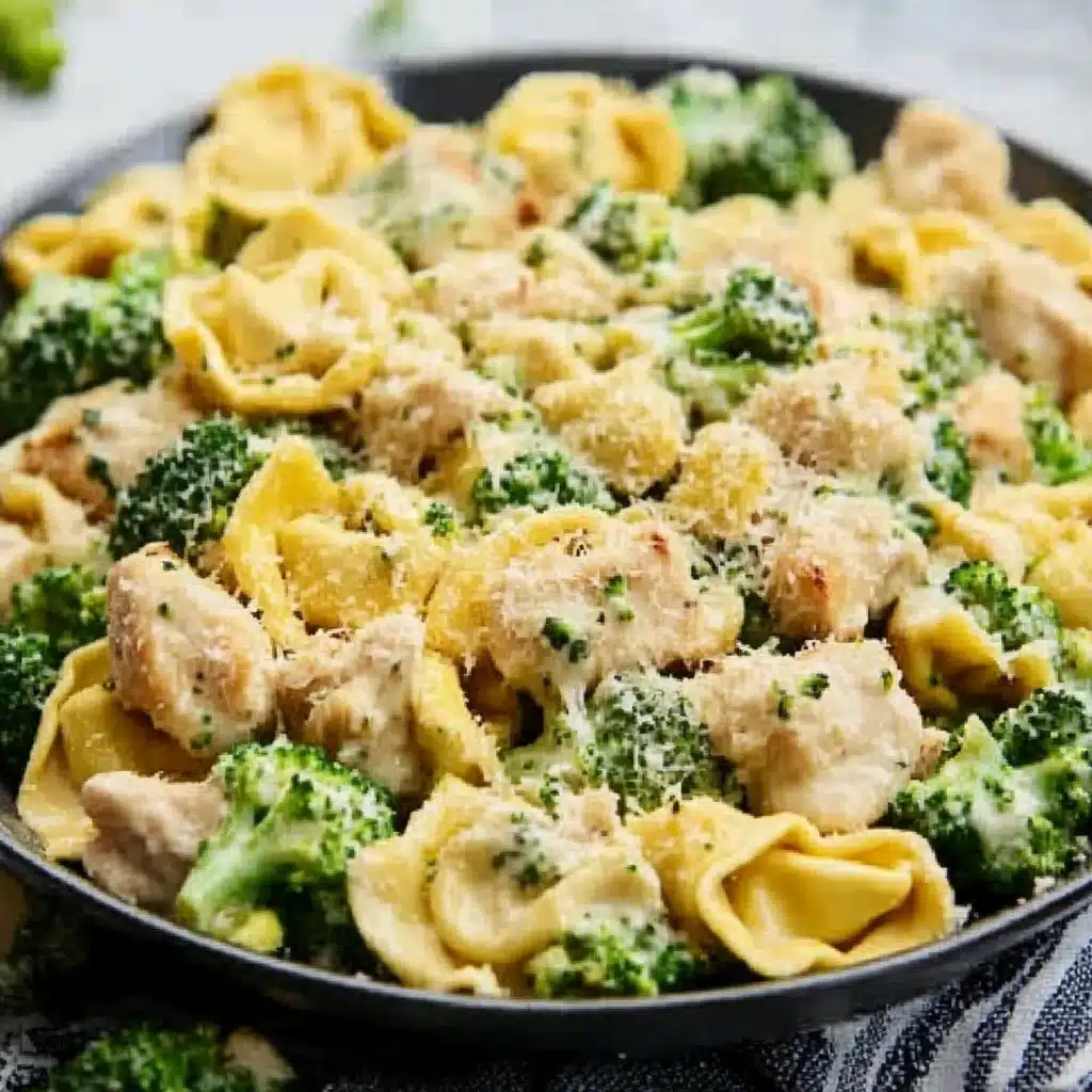 Cheesy Chicken Broccoli Tortellini