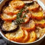 Cheesy Root Vegetable Gratin