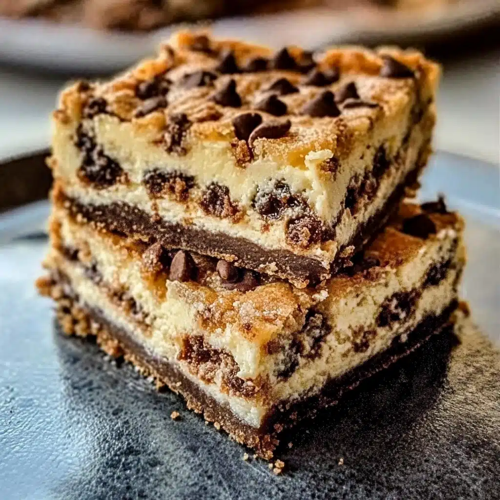 Chocolate Chip Cheesecake Bars