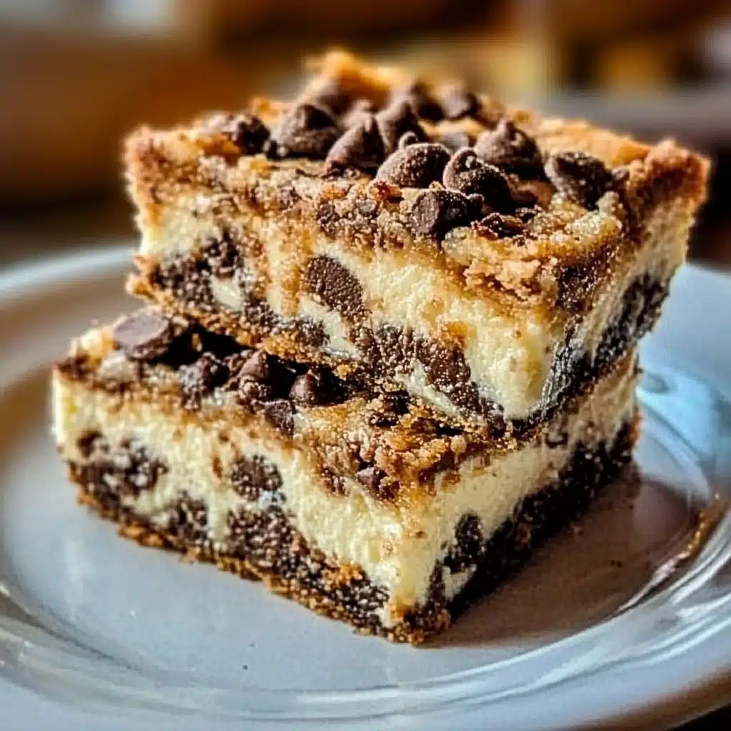 Chocolate Chip Cheesecake Bars
