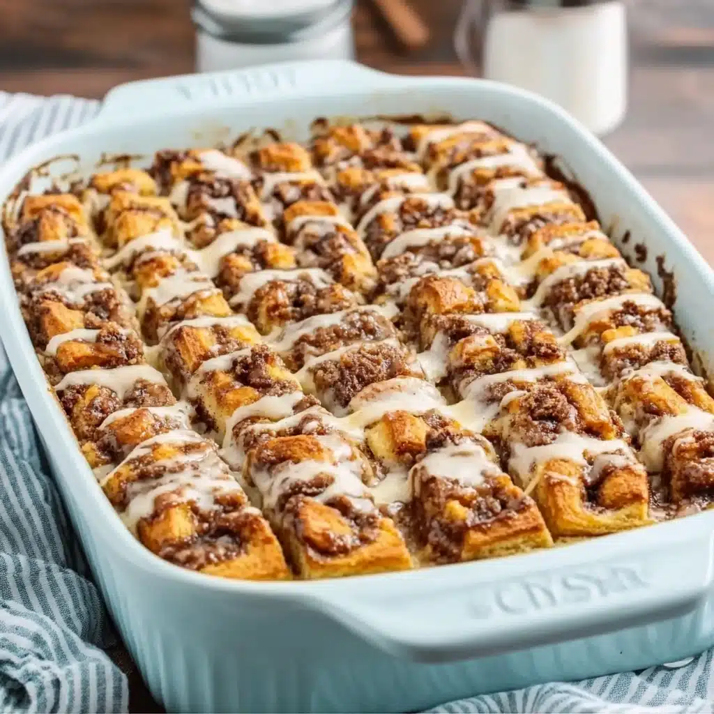 Cinnamon Roll Breakfast Bake