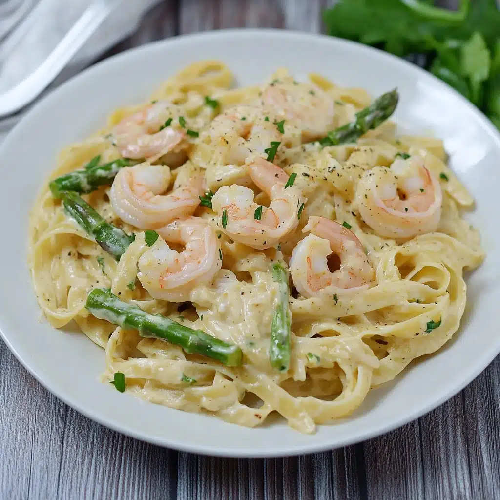 Shrimp and Asparagus Pasta