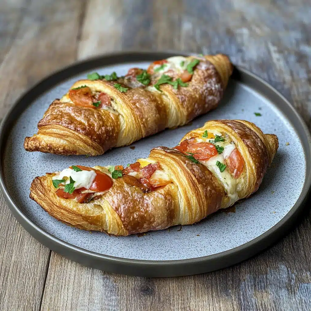 Croissant Breakfast Boats