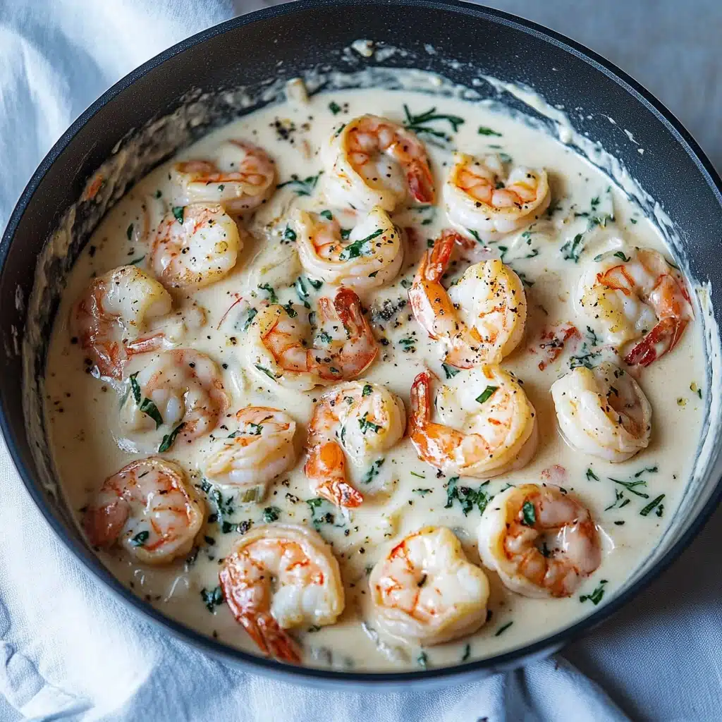 Low Carb Shrimp Alfredo