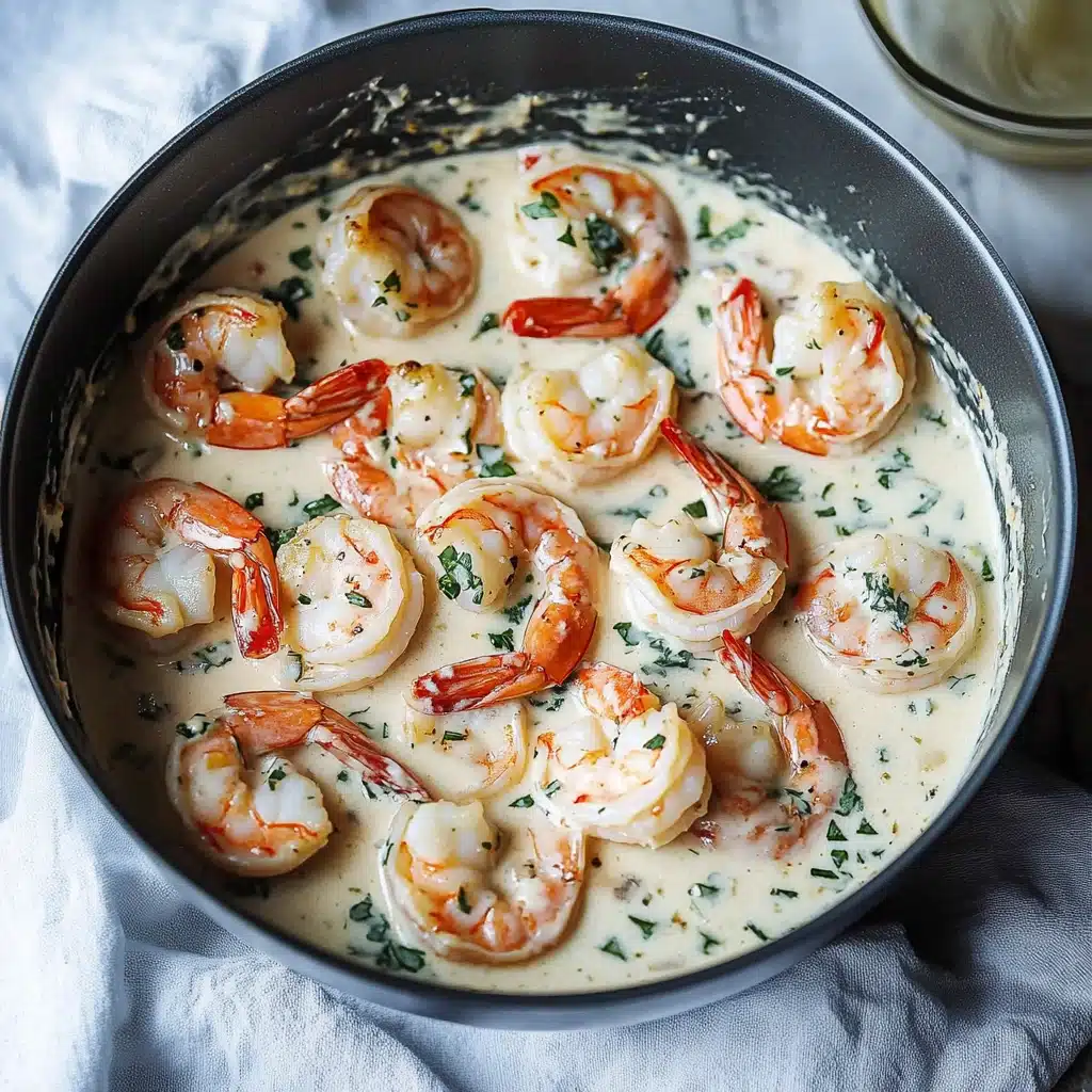 Low Carb Shrimp Alfredo