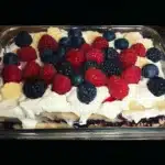 Easy Summer Berry Dessert Lasagna